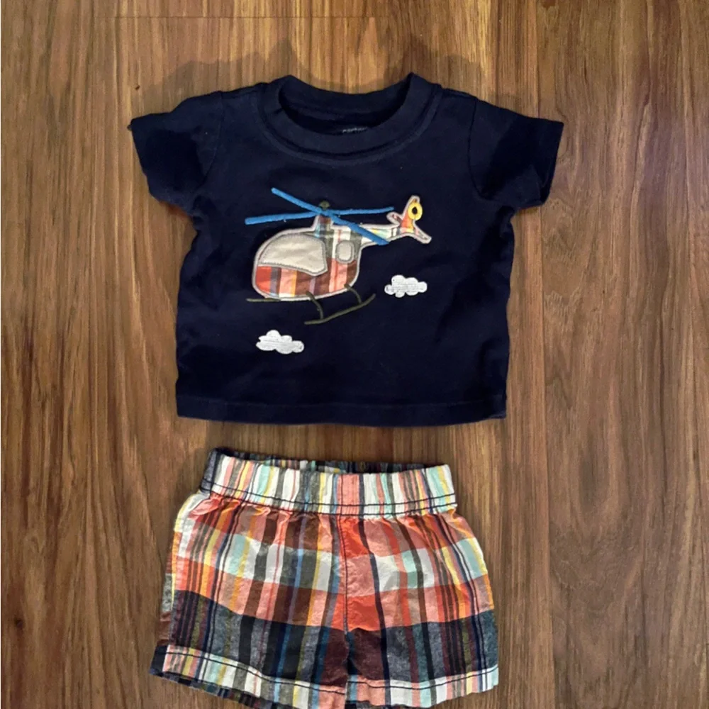 Carter's Navy and Multicolor Kids Matching Set for boy